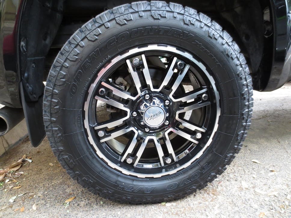 2010 Toyota Tundra with 20x9 MB Stryker wheels