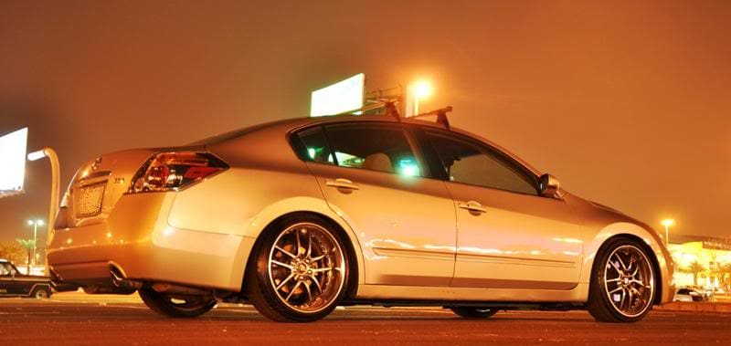 2011 Nissan Altima with 19x9 PIAA Super Rozza wheels