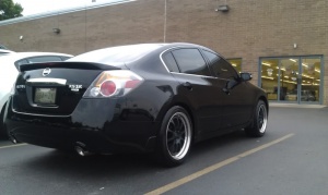 2011 Nissan Altima with 18x9 wheels