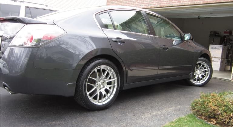 2011 Nissan Altima with 18x8 Breyton GTS-AV wheels