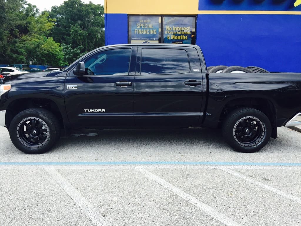 2015 Toyota Tundra with 20x9 Fuel Trophy wheels