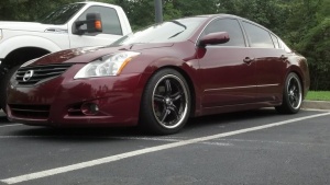 2012 Nissan Altima with 20x9 wheels