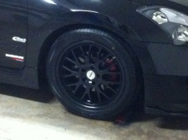 2012 Nissan Altima with 18x9.5 TSW Mugello wheels