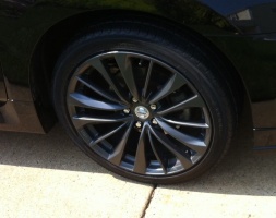 2012 Nissan Altima with 20x10 wheels