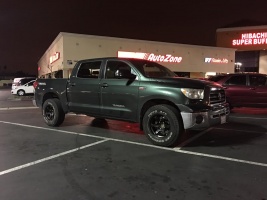 2015 Toyota Tundra with 18x9 wheels