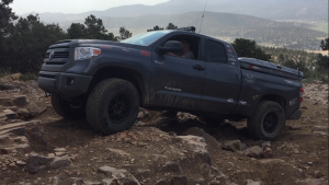 2011 Toyota Tundra with 18x9 Level 8 Guardian wheels