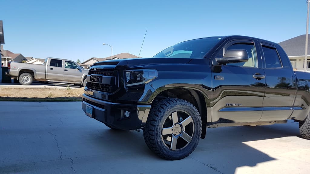 2016 Toyota Tundra with 20x8.5 KMC MC5 wheels