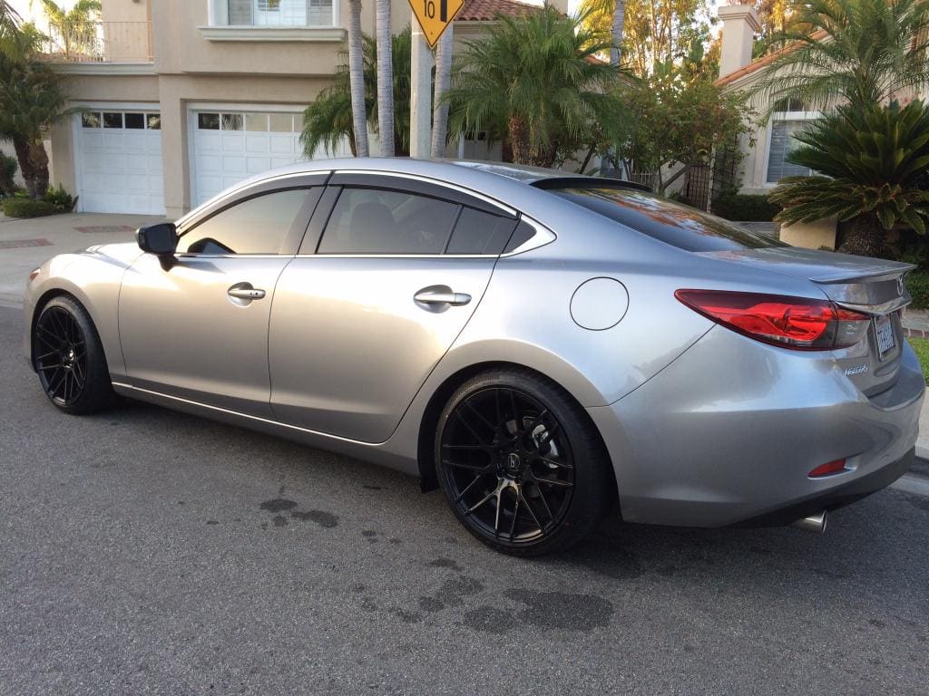 2014 Mazda Mazda6 with 19x9.5 MMR GF7 wheels