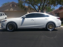2014 Mazda Mazda6 with 20x8.5 wheels