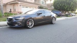 2014 Mazda Mazda6 with 19x8.5 Inovit 985 wheels