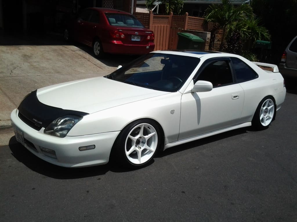 2001 Honda Prelude with 16x8.5 Kosei K1 wheels