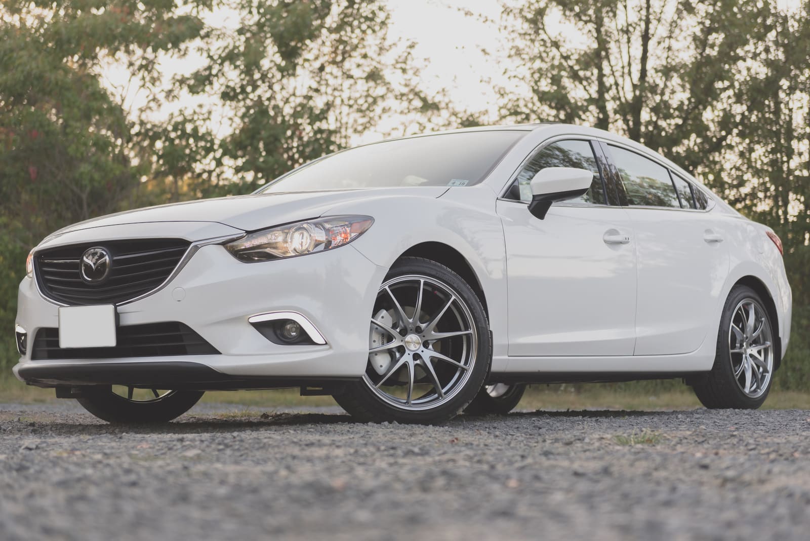 2015 Mazda Mazda6 with 19x8.5 Volk Racing G25 wheels