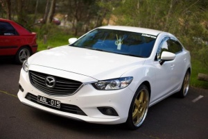 2015 Mazda Mazda6 with 20x8.5 Simmons FR-1's wheels