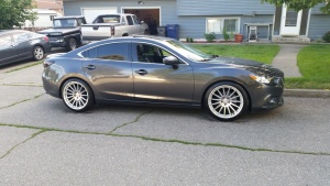 2016 Mazda Mazda6 with 20x9.5 Miro Type 110 wheels