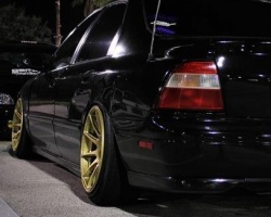 1995 Honda Accord with 17x9.75 XXR 527 wheels