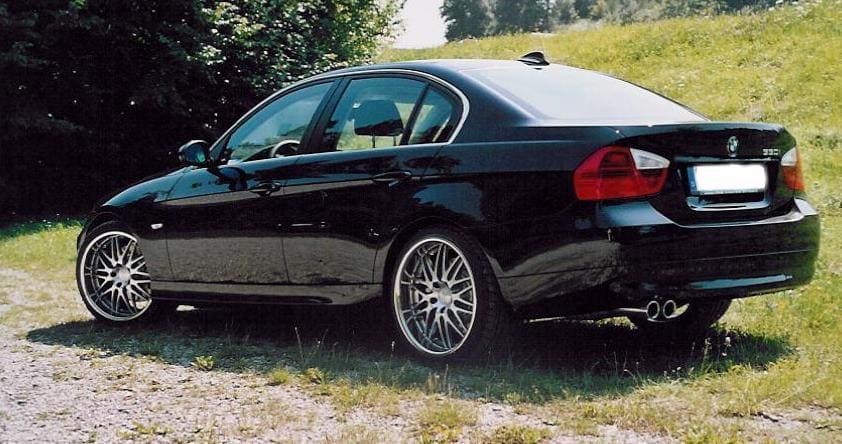 2006 BMW 325 with 19x9 Breyton Spirit wheels