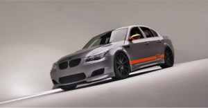 2010 BMW M5 with 21x9 Radenergie F01 wheels