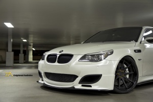 2010 BMW M5 with 21x9.5 Radenergie RF01 wheels