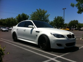 2010 BMW M5 with COR Cipher wheels