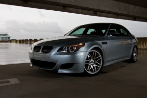 2010 BMW M5 with 19x9 Forgestar F14 wheels