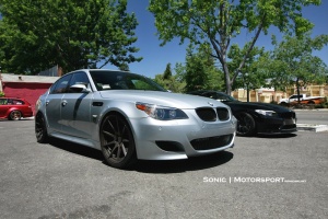 2010 BMW M5 with 20x11 BC Forged HB29 wheels
