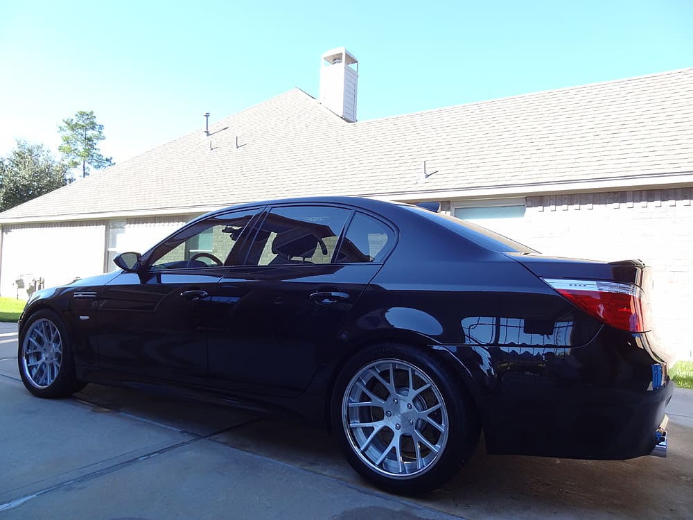 2008 BMW M5 with OEM wheels