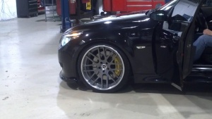 2013 BMW M5 with 21x9 wheels