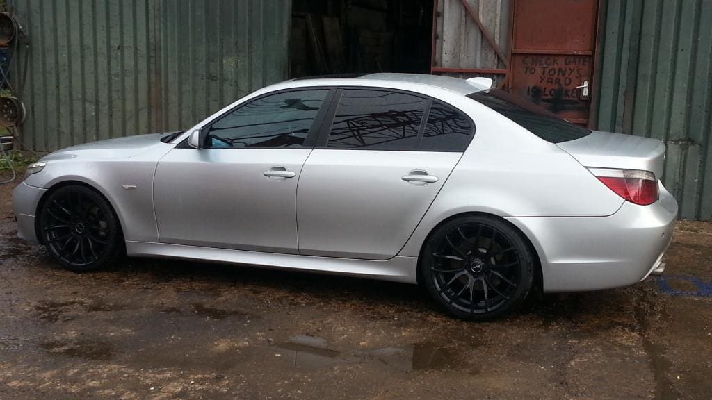 2013 BMW M5 with 20x8.5 Breyton wheels