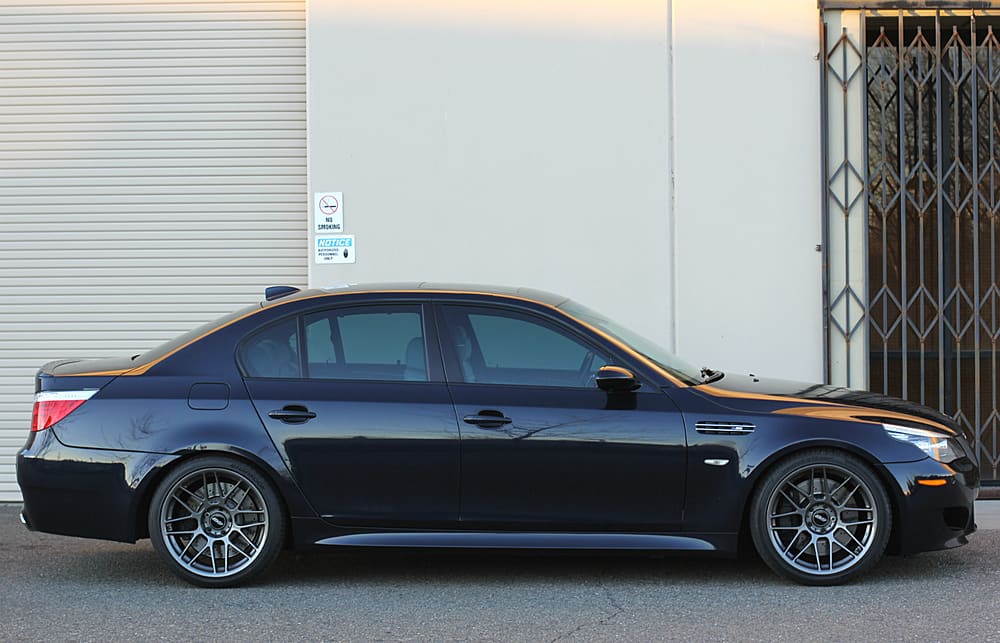 2013 BMW M5 with 19x9.5 APEX ARC-8 wheels