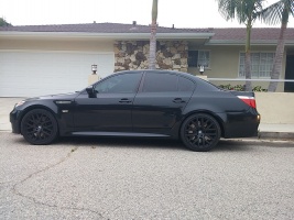 2010 BMW M5 with TSW Donington wheels