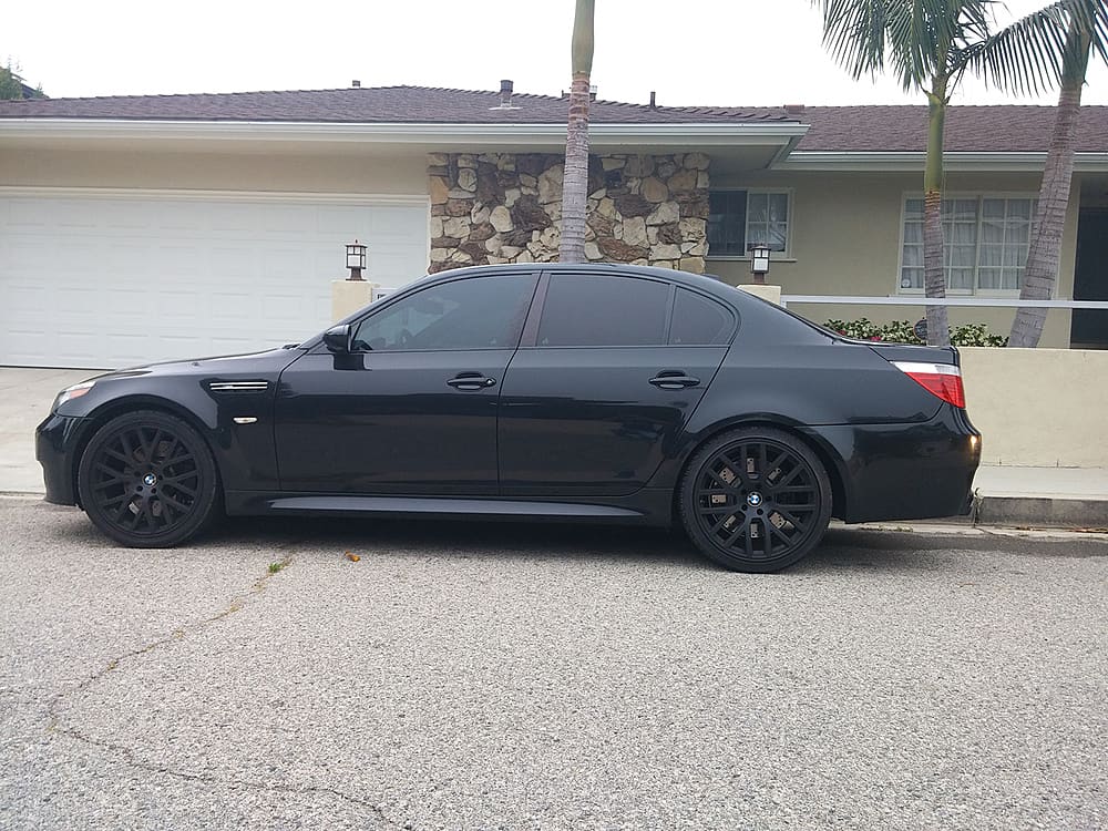 2010 BMW M5 with TSW Donington wheels