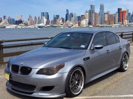 2013 BMW M5 with 20x9.5 Work VS-XX wheels