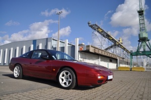 1993 Nissan S13 with 16x8 Rota Grid Drift wheels
