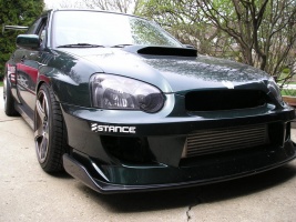 2005 Subaru Impreza WRX STi with 18x10 Enkei RPO3 wheels