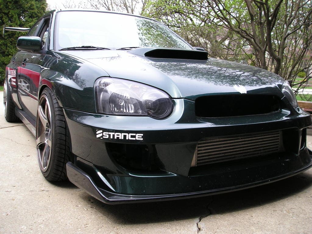 2005 Subaru Impreza WRX STi with 18x10 Enkei RPO3 wheels