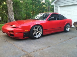 1992 Nissan S13 with 17x10.5 Replica Wheels 03 Cobra Deep Dish wheels