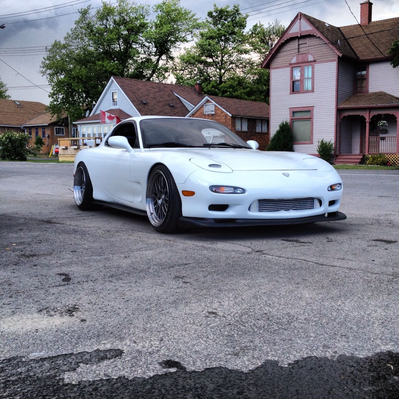 1993 Mazda RX-7 with 18x9.5 VarrsToen 1.1.1 wheels