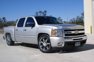 2009 Chevrolet Silverado 2500HD with OEM Cadillac Escaalde wheels