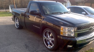2011 Chevrolet Silverado 2500HD with 24x10 wheels