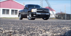 2007 Chevrolet Silverado 2500HD with 24x10 wheels