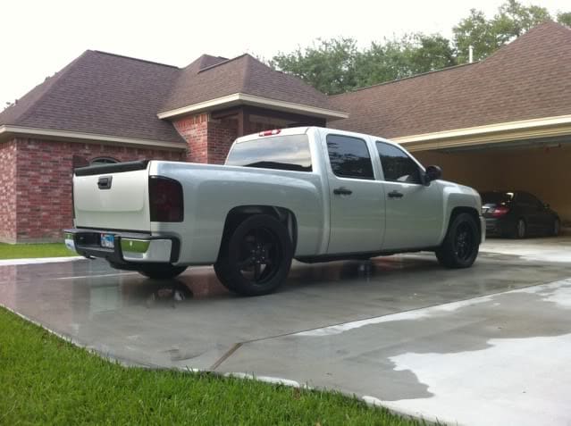 2010 Chevrolet Silverado 2500HD with 22x10 Boyd Coddington wheels