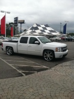 2008 Chevrolet Silverado 2500HD with OEM Cadillac Escalade wheels