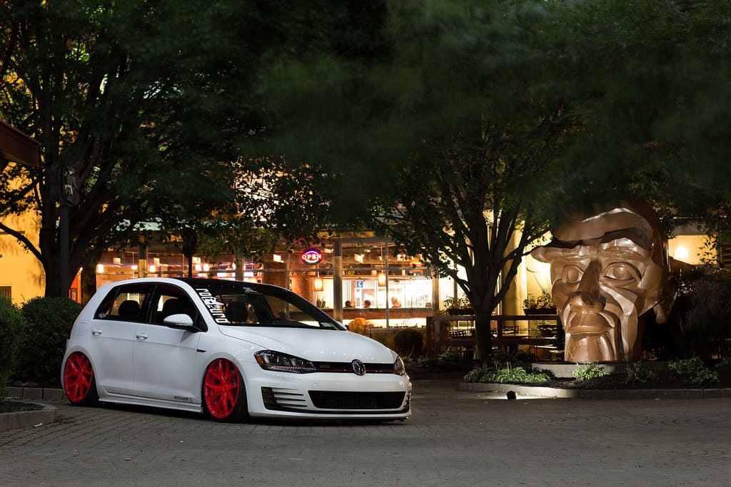 2012 Volkswagen GTI with 20x8.5 Avant Garde M580 wheels