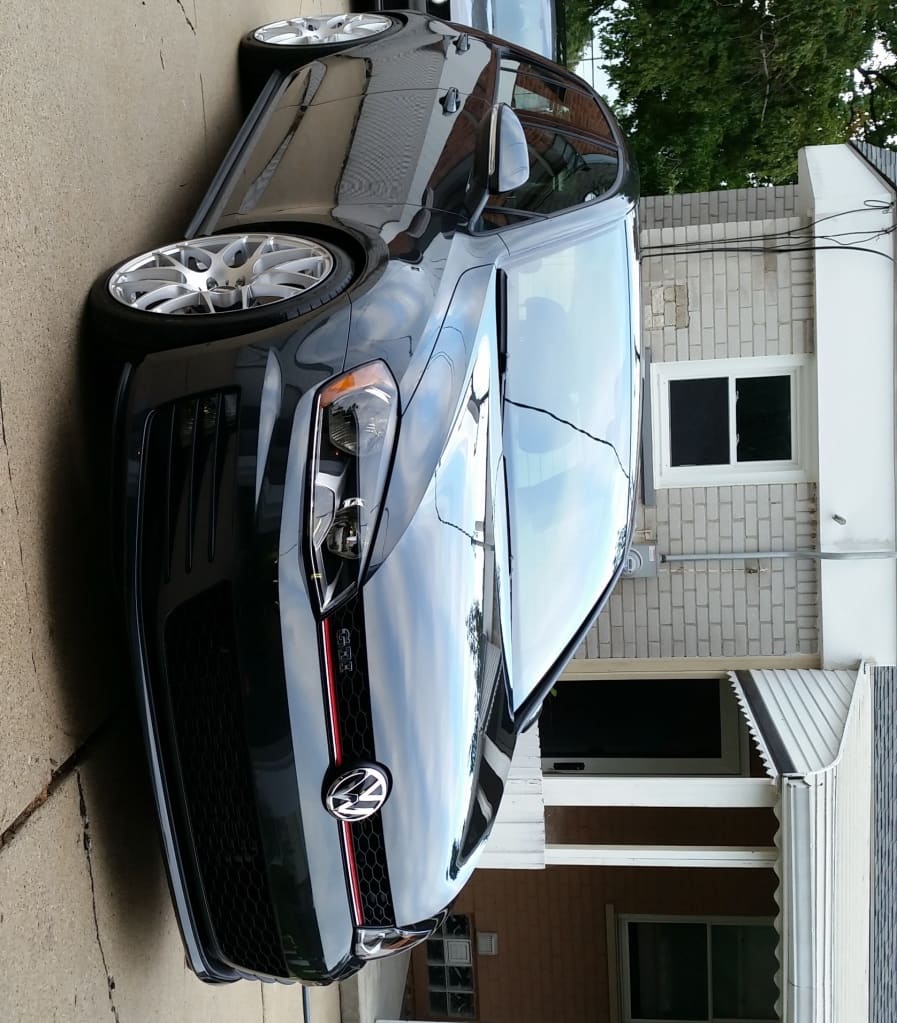 2012 Volkswagen GTI with 19x8.5 VMR v710 wheels