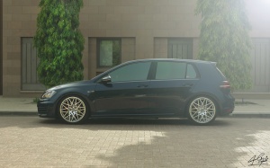 2014 Volkswagen GTI with 19x8.5 Hartmann HLP-410 wheels