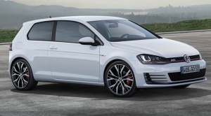 2014 Volkswagen GTI with Santiago wheels