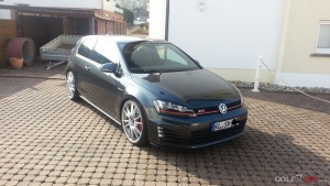 2014 Volkswagen GTI with 20x8.5 wheels