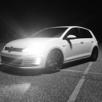 2014 Volkswagen GTI with 19x8.5 Avant Garde M510 wheels