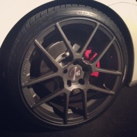 2013 Volkswagen GTI with 19x8.5 BBS CH-R wheels