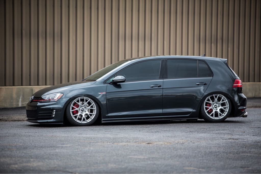2012 Volkswagen GTI with 18x8.5 wheels